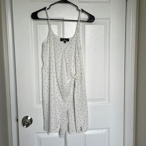 Lulus polka dot wrap dress, xs